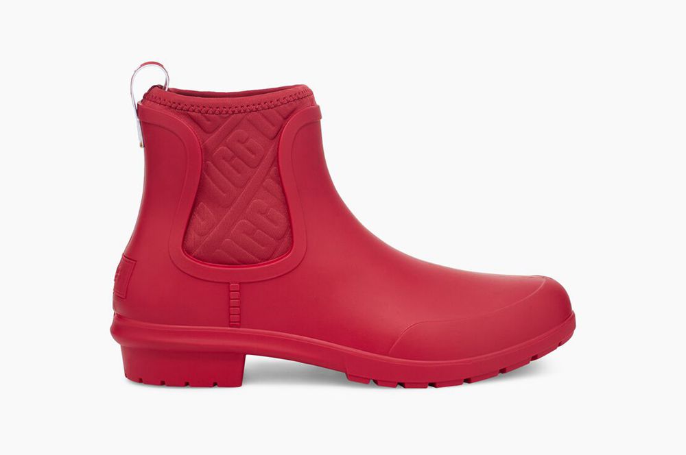 Ugg Rain Boots Canada - Ugg Women's Chevonne Red